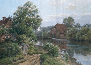 منظر الخريف ، c.1900 بواسطة كارل كريستيان شيرم